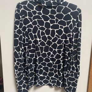 Stylish Black and White Women's Top